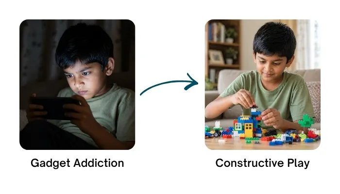 Gadget Addiction to Constructive Play